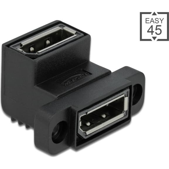 Delock Easy 45 DisplayPort Adapter angled