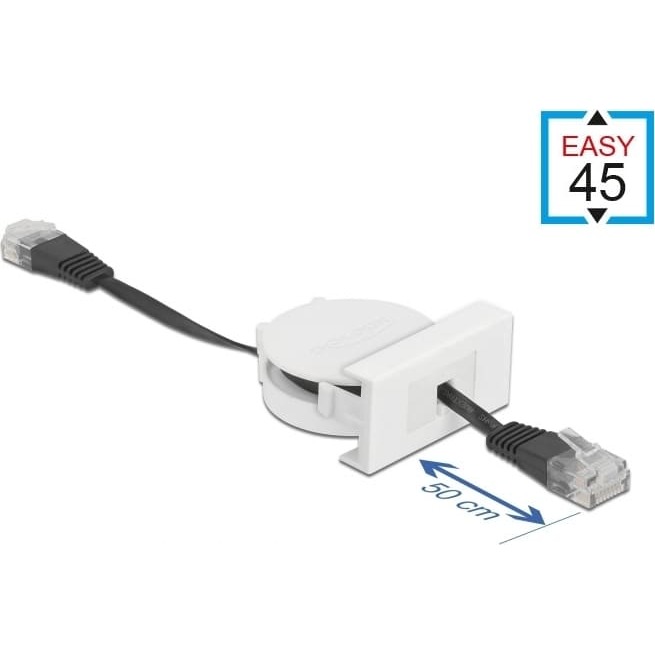 Delock Easy 45 Module Network Retractable