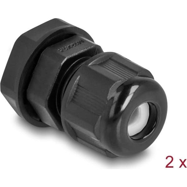 Delock EX Cable Gland M12 black