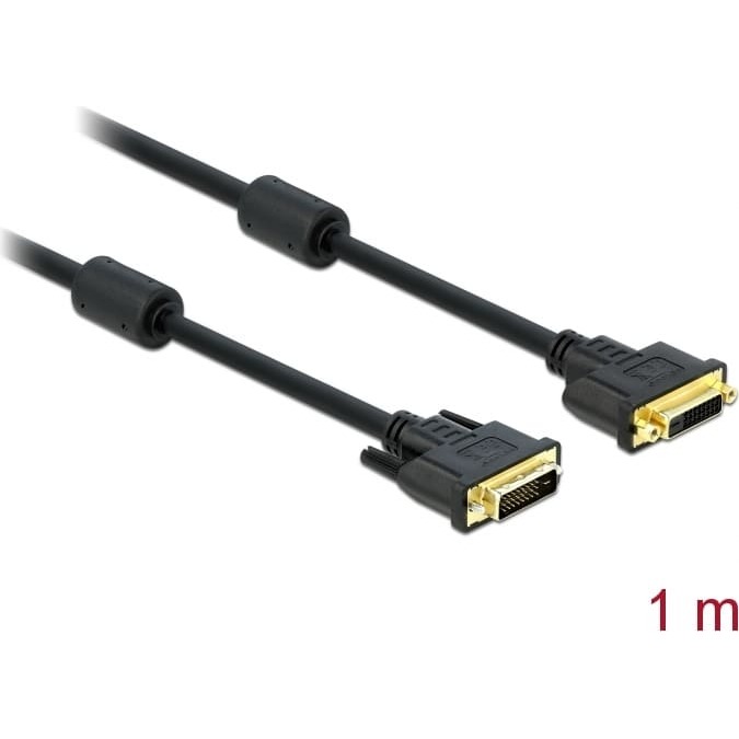 Delock Extension cable DVI 24+1 male