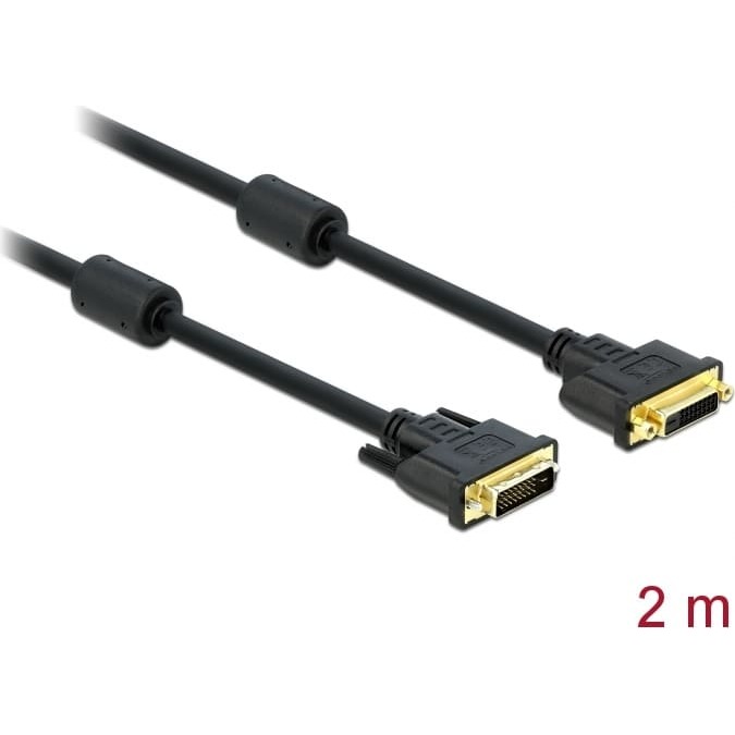 Delock Extension cable DVI 24+1 male