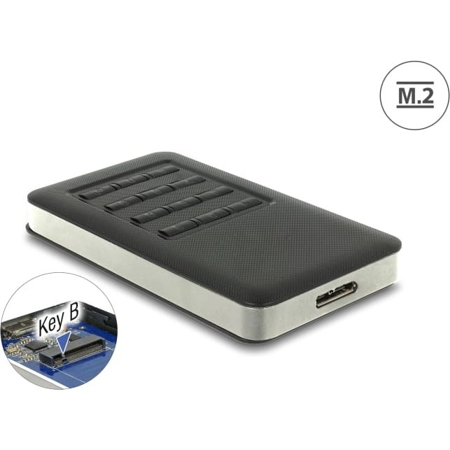 Delock External Enclosure M.2 Key