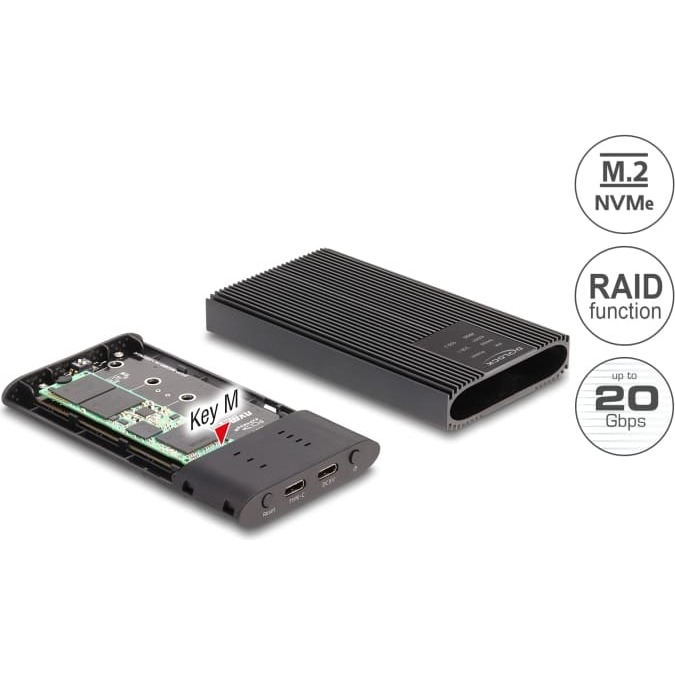 Delock External Enclosure USB 20 Gbps