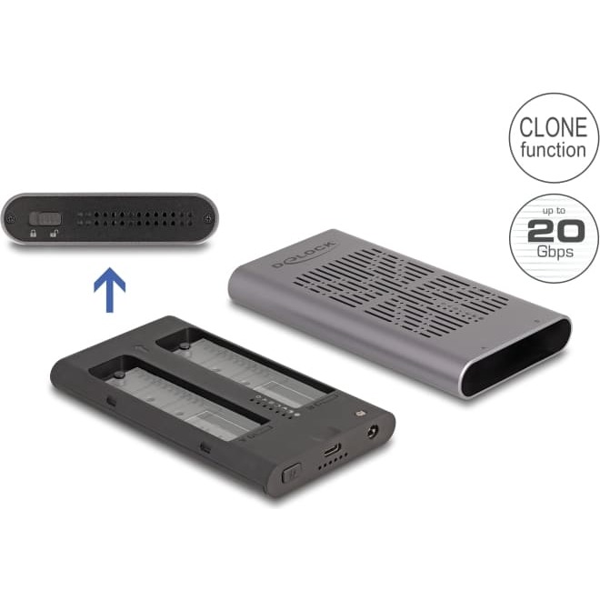 Delock External USB 20 Gbps Enclosure