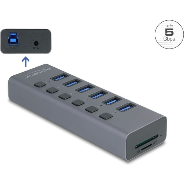Delock External USB 5 Gbps 6