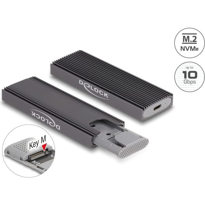 Delock External USB Type-C™ Combo Enclosure