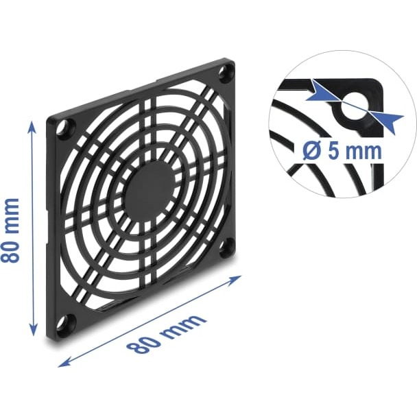 Delock Fan Grill 80 x 80
