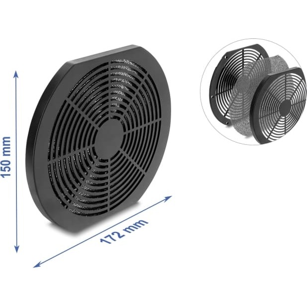 Delock Fan Grill with Dust Filter