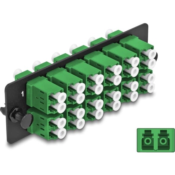Delock Fiber Optic Adapter Panel LC