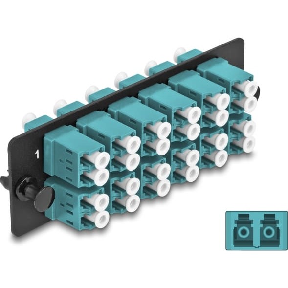 Delock Fiber Optic Adapter Panel LC
