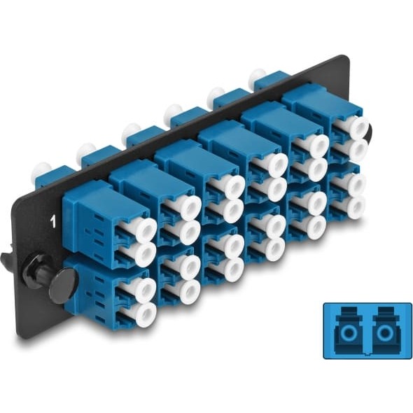 Delock Fiber Optic Adapter Panel LC