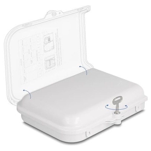 Delock Fiber Optic Distribution Box for