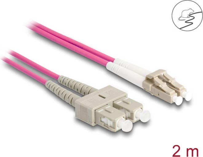 Delock Fiber Optical Cable with metal