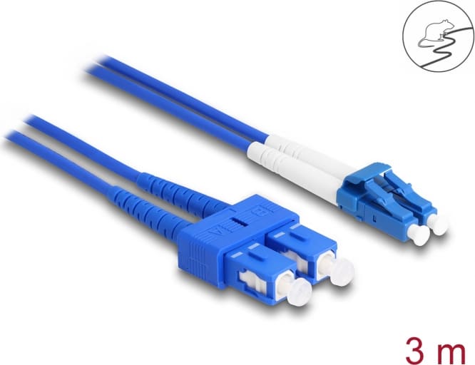 Delock Fiber Optical Cable with metal