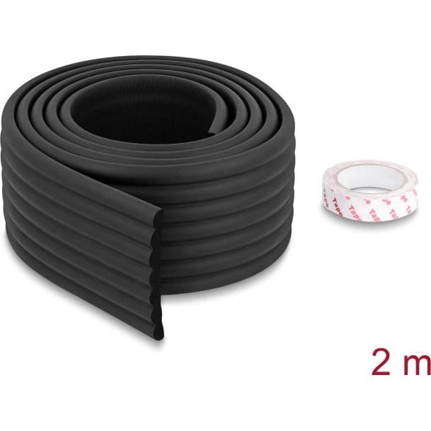 Delock Foam Edge Protector ribbed 80