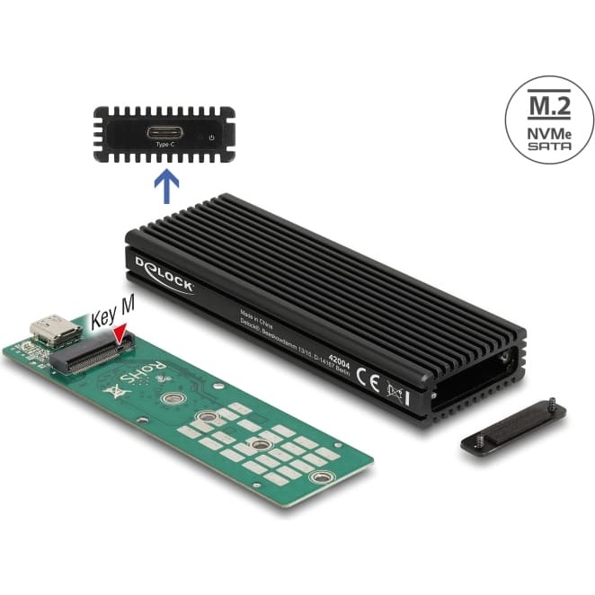 Delock External USB Type-C™ Combo Enclosure