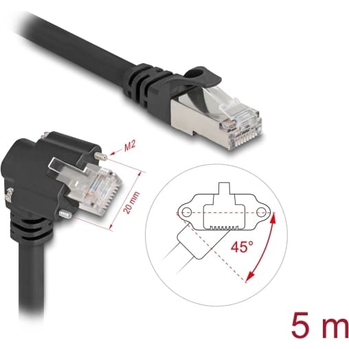 Delock GigE Camera Cable RJ45 plug