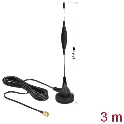 Delock GSM Antenna SMA plug 5