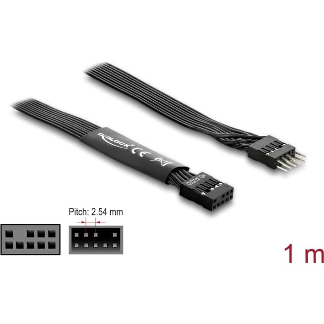 Delock HD Audio Flat Cable Motherboard