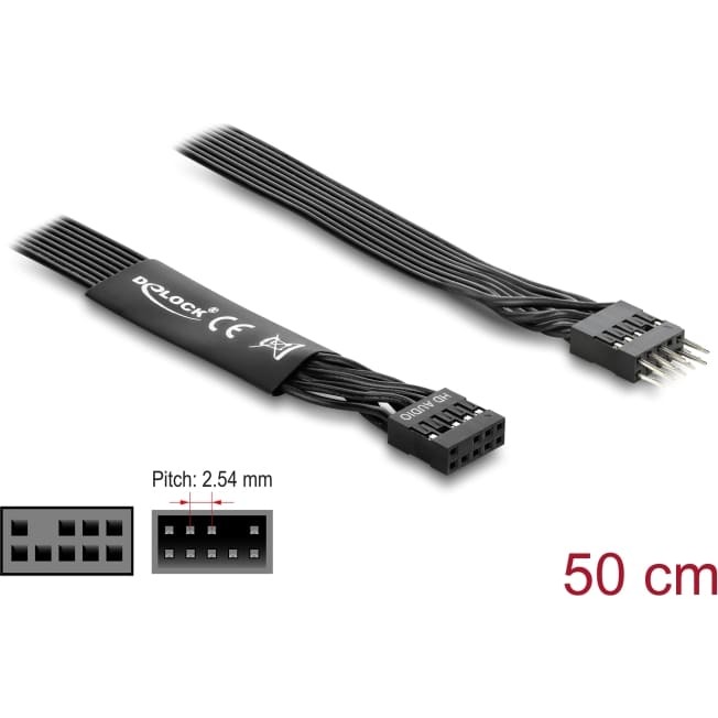 Delock HD Audio Flat Cable Motherboard