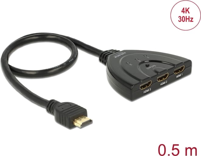 Delock HDMI 3 - 1 Switch
