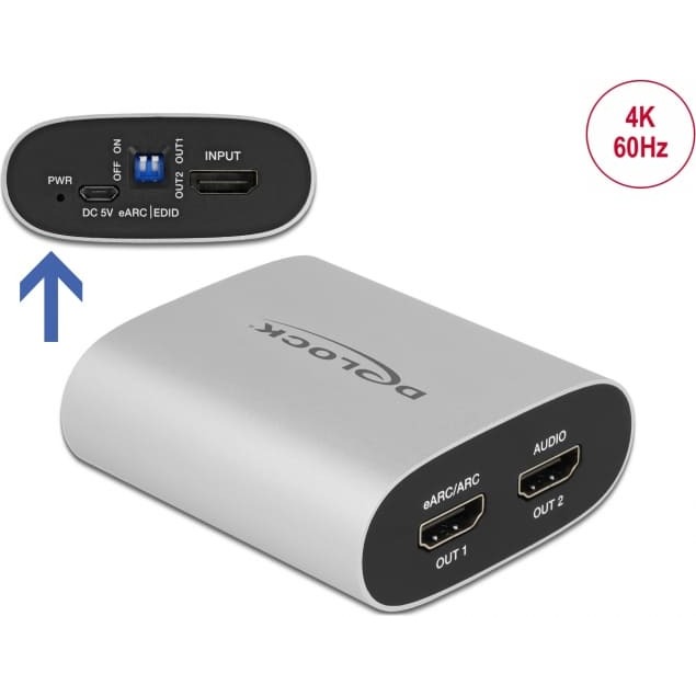Delock HDMI HD Audio Extractor 4K