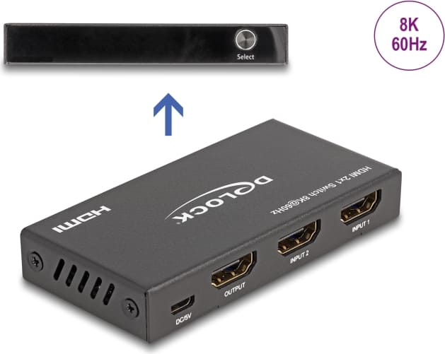 Delock HDMI Switch 2 x HDMI