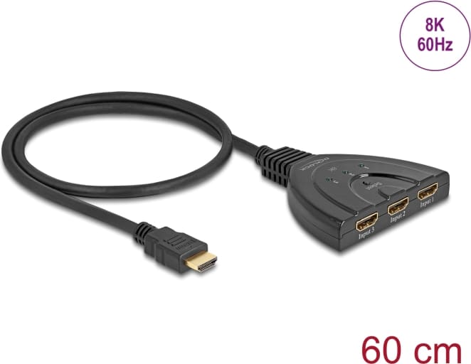 Delock HDMI Switch 3 x HDMI