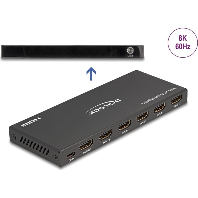 Delock HDMI Switch 5 x HDMI