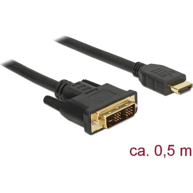 Delock HDMI to DVI 18+1 cable