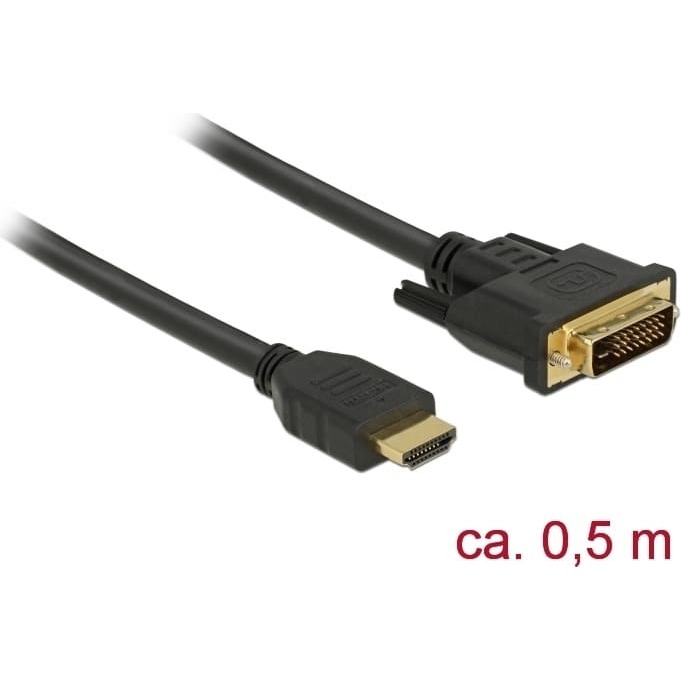 Delock HDMI to DVI 24+1 cable