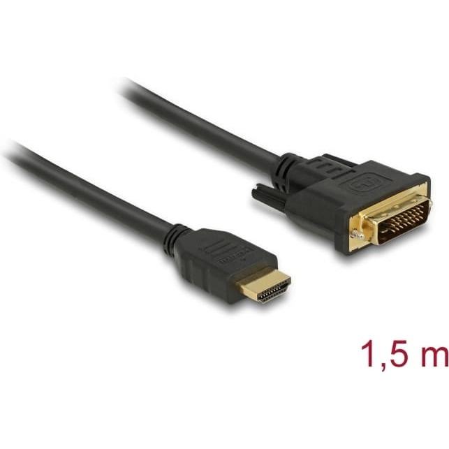 Delock HDMI to DVI 24+1 cable