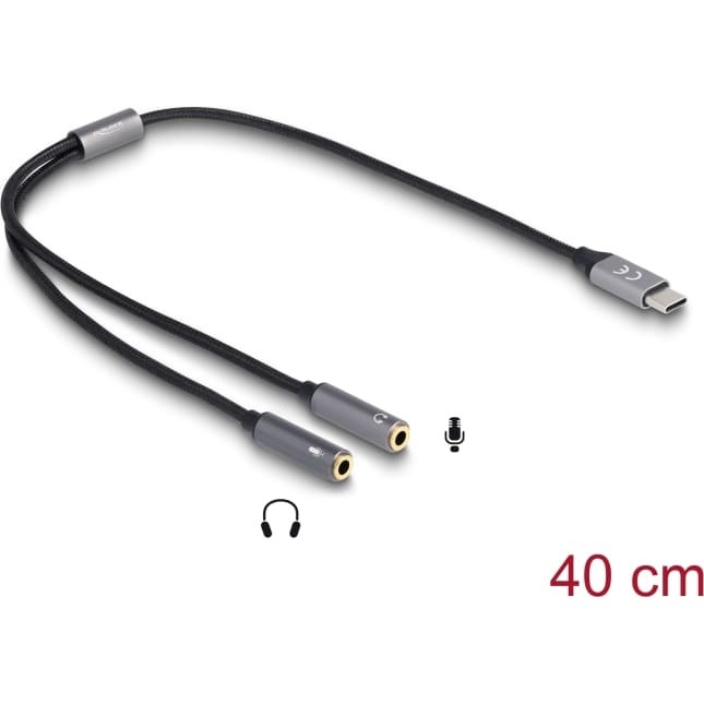 Delock Headset Adapter USB Type-C™ male
