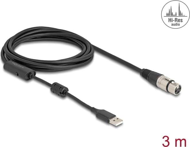 Delock High-Res Audio Converter Cable XLR