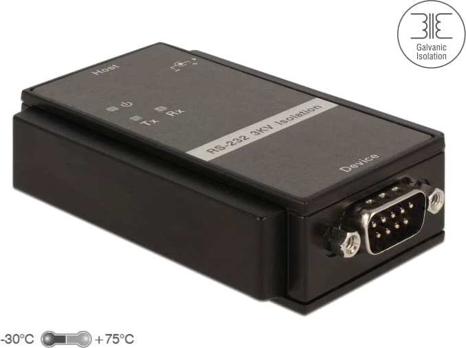 Delock Isolator RS-232 D-Sub 9 female
