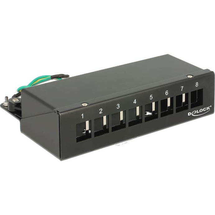 Delock Keystone Desktop Patch Panel 8