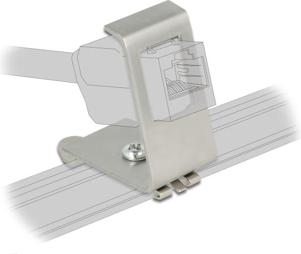 Delock Keystone Metal Mounting 1 Port