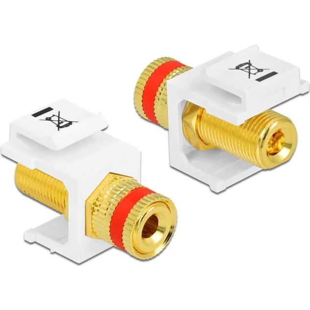 Delock Keystone module binding post >
