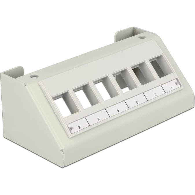 Delock Keystone Multimedia Panel 6 Port