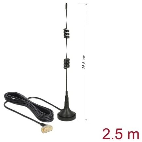 Delock LTE Antenna SMA plug 90°