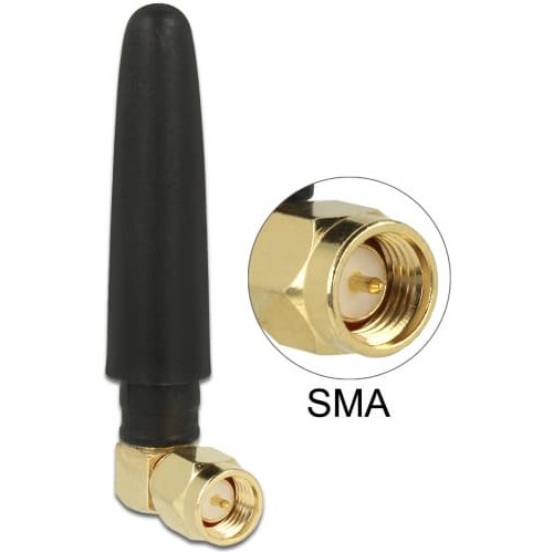 Delock LTE Antenna SMA plug 90°