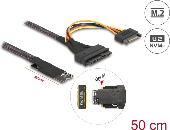 Delock ADAPTERIS M.2 KEY M