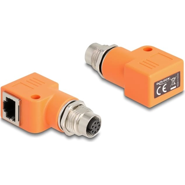 Delock M12 Adapter A-coded 8 pin