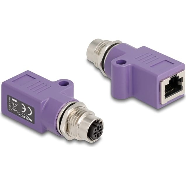 Delock M12 Adapter D-coded 4 pin