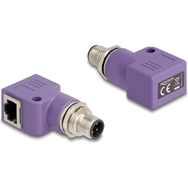 Delock M12 Adapter D-coded 4 pin