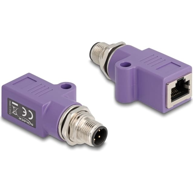 Delock M12 Adapter D-coded 4 pin