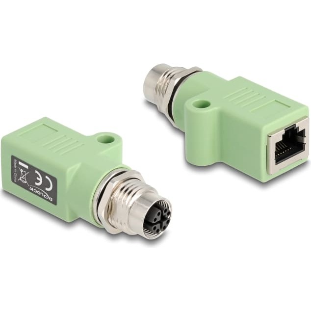 Delock M12 Adapter X-coded 8 pin