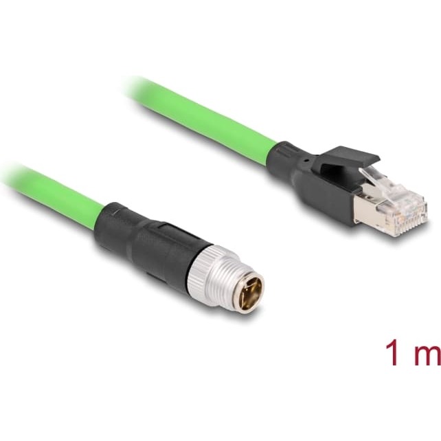 Delock M12 Cable X-coded 8 pin
