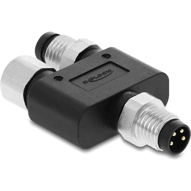 Delock M8 Y-Splitter A-coded 4 pin