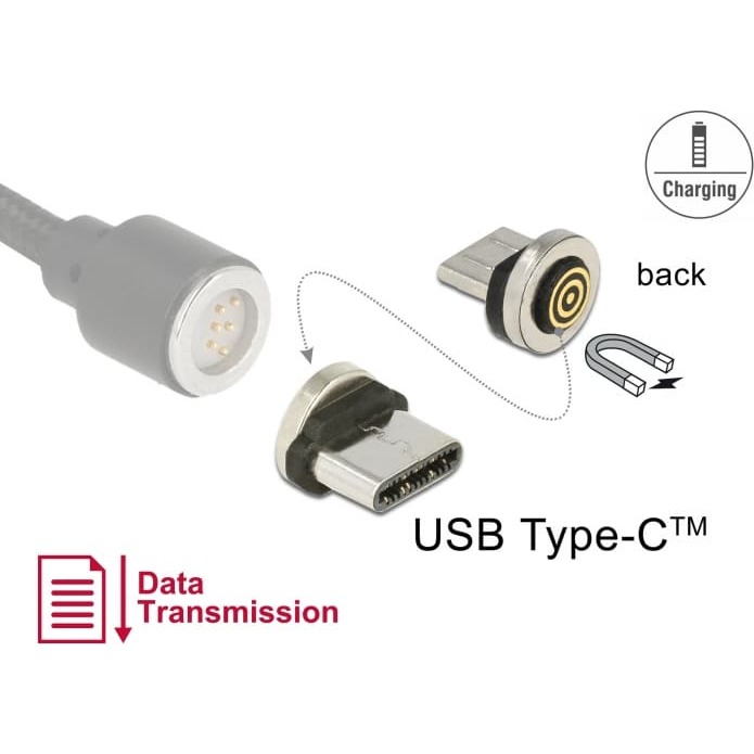 Delock Magnetic Adapter USB Type-C™ male